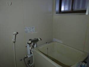 深型、鏡なしです(風呂)