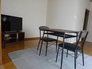 ダイニングセット、TV(居間)